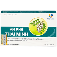 Thái Minh An Phế hỗ trợ giảm đờm, giảm ho hộp 2 vỉ x 20 viên