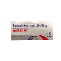 Thuốc chống dị ứng INFLEX 180 hộp 3 vỉ x 10 viên