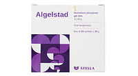 Algelstad 20% trị viêm thực quản, loét dạ dày tá tràng (Hộp 20 gói x 20g)