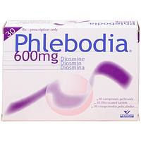 Phlebodia 600mg Innothera điều trị trĩ cấp tính, suy tuần hoàn hộp 2 vỉ x 15 viên