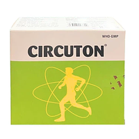 Circuton Phil Inter Pharma cải thiện tuần hoàn máu, điều hòa huyết áp hộp 12 vỉ x 5 viên