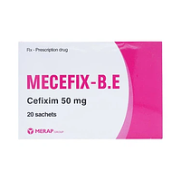 Mecefix-B.E 50mg Merap điều trị viêm tai giữa, viêm xoang (20 gói)