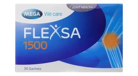 Bột pha dung dịch uống Flexsa 1500 MEGA We care giảm triệu chứng viêm khớp gối nhẹ và trung bình (Hộp 30 gói)