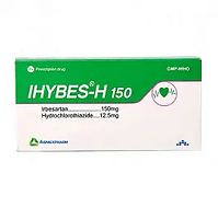 Ihybes-H 150 Agimexpharm điều trị tăng huyết áp vô căn (Hộp 3 vỉ x 10 viên)