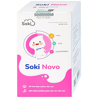 Bột hòa tan Soki Novo giúp cải thiện tiêu hóa và hỗ trợ giảm tình trạng chướng bụng (18 gói x 3g)