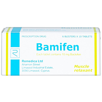 Bamifen 10mg giảm co cứng cơ vân (6 vỉ x 10 viên) viên nén