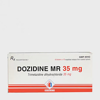 Viên nén Dozidine MR 35mg điều trị đau thắt ngực ổn định (6 vỉ x 10 viên)