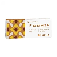 Flazacort 6mg điều trị hen suyễn, viêm khớp, dị ứng (Hộp 2 vỉ x 10 viên)