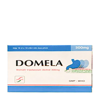 Domela 300mg điều trị viêm loét dạ dày tá tràng hộp 10 vỉ x 10 viên
