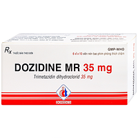 Dozidine MR 35mg Domesco thuốc dùng cho việc điều trị triệu chứng đau thắt ngực ổn định (6 vỉ x 10 viên)