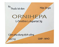 Ornihepa sac gran 3g điều trị tăng amoniac trong bệnh xơ gan hộp 20 gói