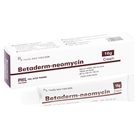Betaderm Neomycin Cream Phil điều trị các bệnh viêm da (Tuýp 10g)
