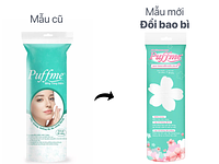 Bông trang điểm Puffme tròn 80 miếng