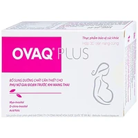 MEDIPLANTEX OVAQ PLUS - Hỗ Trợ Sinh Sản (Hộp 3 Vi X 10 Viên).