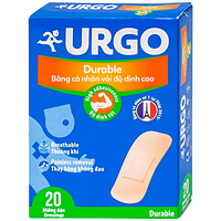 Urgo durable băng cá nhân vải độ dính cao ( 20 miếng )