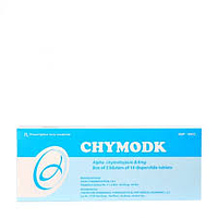 Chymodk 8.4mg Hataphar điều trị phù nề sau chấn thương, phẫu thuật, bỏng (2 vỉ x 10 viên)