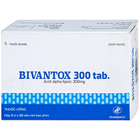 Bivantox 300 Pharbaco hỗ trợ điều trị rối loạn cảm giác ở những bệnh nhân đái tháo đường (Hộp 3 vỉ x 10 viên)
