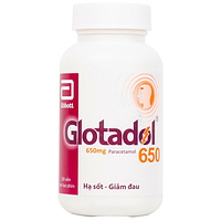 Glotadol 650mg làm giảm các cơn đau từ nhẹ đến vừa hộp 200 viên