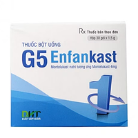 G5 Enfankast 4mg dự phòng và điều trị hen phế quản mạn tính hộp 30 gói