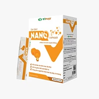 Viphar Dạ dày Nano Curcumin hỗ trợ dạ dày hộp 20 gói x 10ml