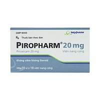 Sản phẩm Piropharm 20mg Imexpharm dùng để điều trị viêm khớp dạng thấp và viêm xương khớp, đóng gói 10 vỉ x 10 viên.