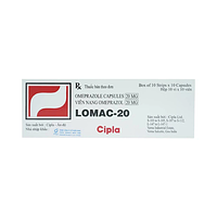 Lomac 20mg điều trị viêm loét dạ dày - tá tràng ( 10 vỉ x 10 viên) viên nang
