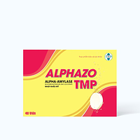 TMP Alphazo viên sủi giảm đầy hơi, khó tiêu, ợ chua hộp 4 tuýp x 10 viên