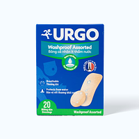 Urgo washproof assorted băng cá nhân ít thấm nước ( 20 miếng)