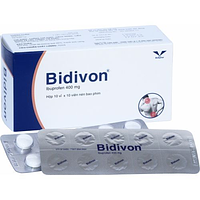 Bidivon 400mg giảm đau, hạ sốt, chống viêm (Hộp 10 vỉ x 10 viên)