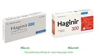 Haginir 300 điều trị nhiễm khuẩn nhẹ đến trung bình (2 vỉ x 10 viên)