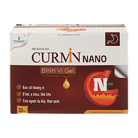 Tâm Dược Curcuminnano Bình vị gel giảm viêm loét dạ dày hộp 30 gói x 10ml