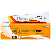 Kem bôi da Gentridecme Cream Phil điều trị nhiễm trùng da, nấm da (10g)