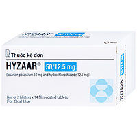 Hyzaar 50mg/12.5mg MSD dùng cho người bị tăng huyết áp (2 vỉ, mỗi vỉ 14 viên)
