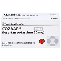 Cozaar 50mg MSD điều trị tăng huyết áp (Hộp 2 vỉ x 14 viên)