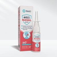 BIOLG NASAL Xịt Vi Sinh Mũi Họng, Bảo Vệ & Phòng Ngừa Viêm Nhiễm Đường Tai, Mũi, Họng