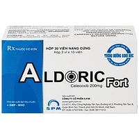 Aldoric Fort 200mg S.P.M điều trị thoái hóa khớp, viêm khớp (Hộp 3 vỉ x 10 viên)