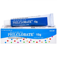PhilClobate Phil Inter Pharma điều trị viêm da, chàm tuýp 15g