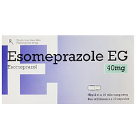 Esomeprazole 40mg điều trị ngược dạ dày, thực quản ( 20 viên) viên nang cứng chứa vi hạt 