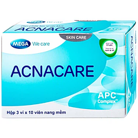 Viên uống Acnacare Capsules giảm tiết bã nhờn, hỗ trợ trị mụn (hộp 30 viên)