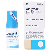 Thuốc nhỏ mắt Alegysal 0.1% Santen dự phòng viêm kết mạc dị ứng (Chai 5ml)