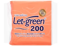 Khăn giấy lụa Let-green 2 lớp 200 tờ