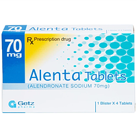 Alenta 70mg Getz điều trị loãng xương (Hộp 1 vỉ x 4 viên)