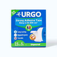 Urgo syval strong adhesive tape băng keo lua có độ dính cao (2.5CM X 5M)
