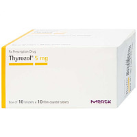 Thyrozol 5mg Merck dùng cho điều trị cường giáp (10 vỉ x 10 viên)
