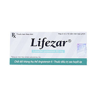Viên nén Lifezar 50mg United dùng cho người bị cao huyết áp (3 vỉ x 10 viên)