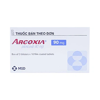 Arcoxia 90mg MSD điều trị thoái hoá khớp, viêm khớp dạng thấp (3 vỉ x 10 viên)