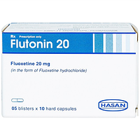Flutonin 20 Hasan điều trị bệnh trầm cảm (Hộp 5 vỉ x 10 viên)