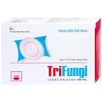Trifungi Pymepharco là thuốc dùng để điều trị nhiễm nấm Candida tại miệng - họng (1 vỉ x 4 viên)