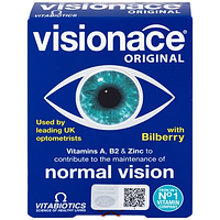 Viên uống VITABIOTICS Visionace Original hỗ trợ cải thiện thị lực (Hộp 2 vỉ x 15 viên)
