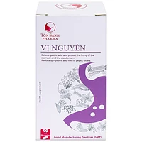 Vị Nguyên hỗ trợ viêm loét dạ dày , bảo vệ niêm mạc dạ dày ( Lọ 90 viên ) 